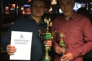Команда Балтийского объединения заняла первое место в турнире по бильярду